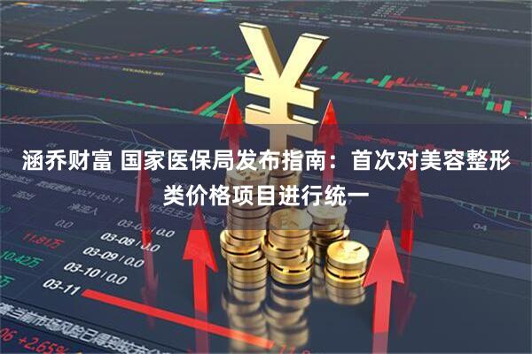 涵乔财富 国家医保局发布指南：首次对美容整形类价格项目进行统一