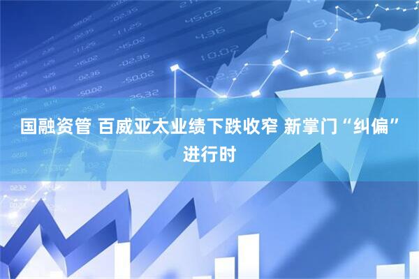 国融资管 百威亚太业绩下跌收窄 新掌门“纠偏”进行时