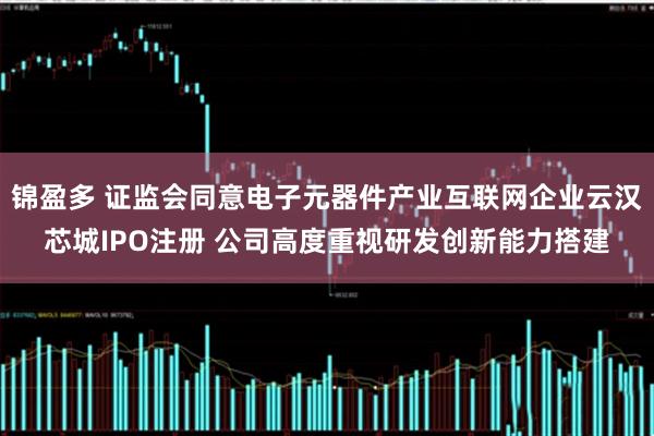 锦盈多 证监会同意电子元器件产业互联网企业云汉芯城IPO注册 公司高度重视研发创新能力搭建