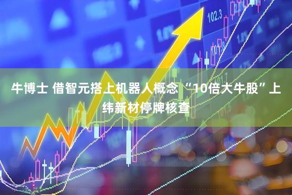 牛博士 借智元搭上机器人概念 “10倍大牛股”上纬新材停牌核查