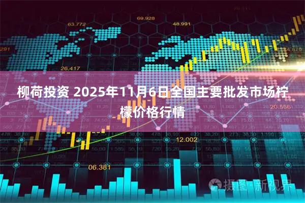 柳荷投资 2025年11月6日全国主要批发市场柠檬价格行情